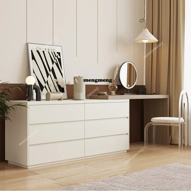 

Integrated Multi-functional Makeup Vanities Bedroom Storage High-end Home Makeup Vanities Modern Simple Furniture Tocador JTM