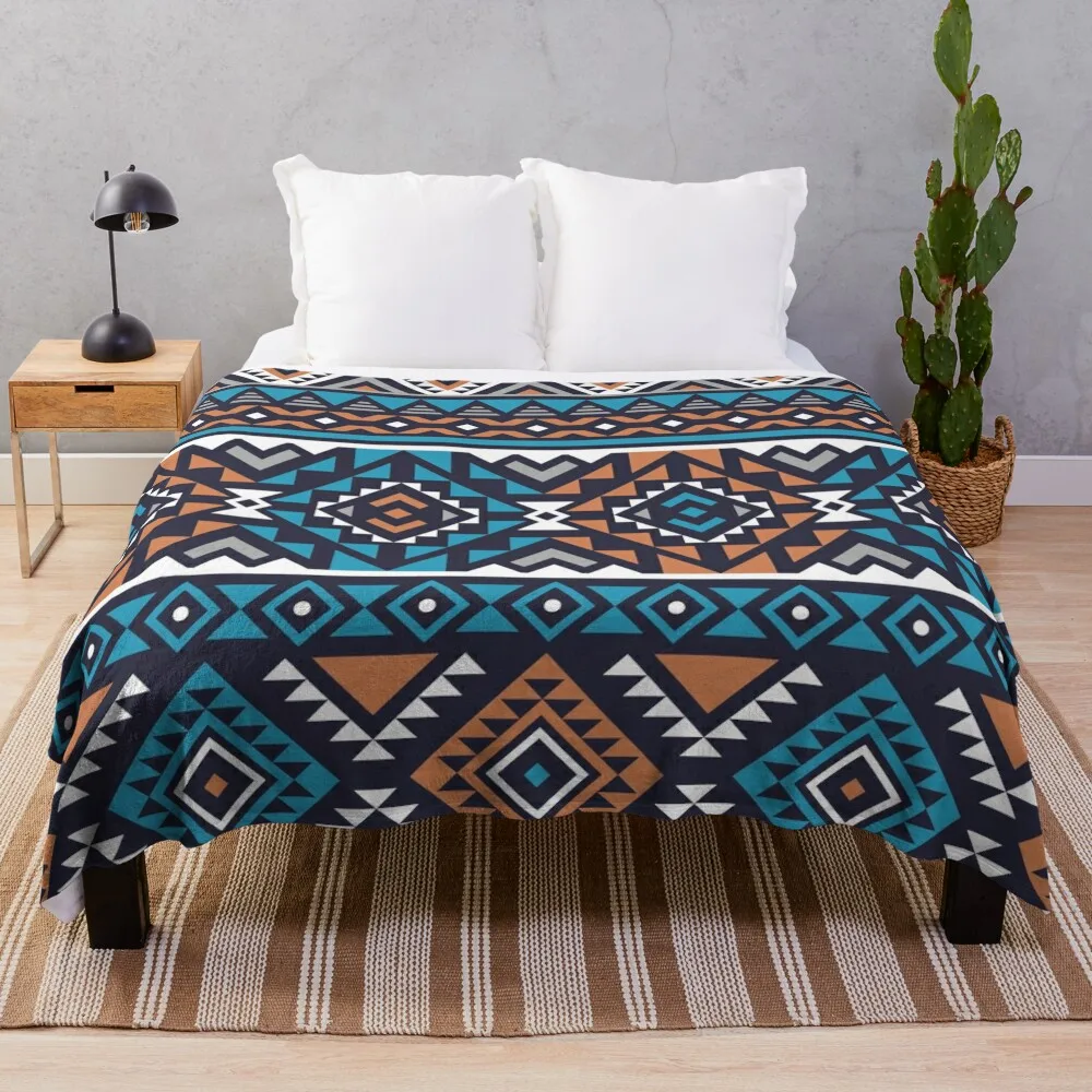 Ndebele Fashion Tribal Pattern African Style Geometry Art Throw Blanket Blankets For Baby Luxury Brand Blankets