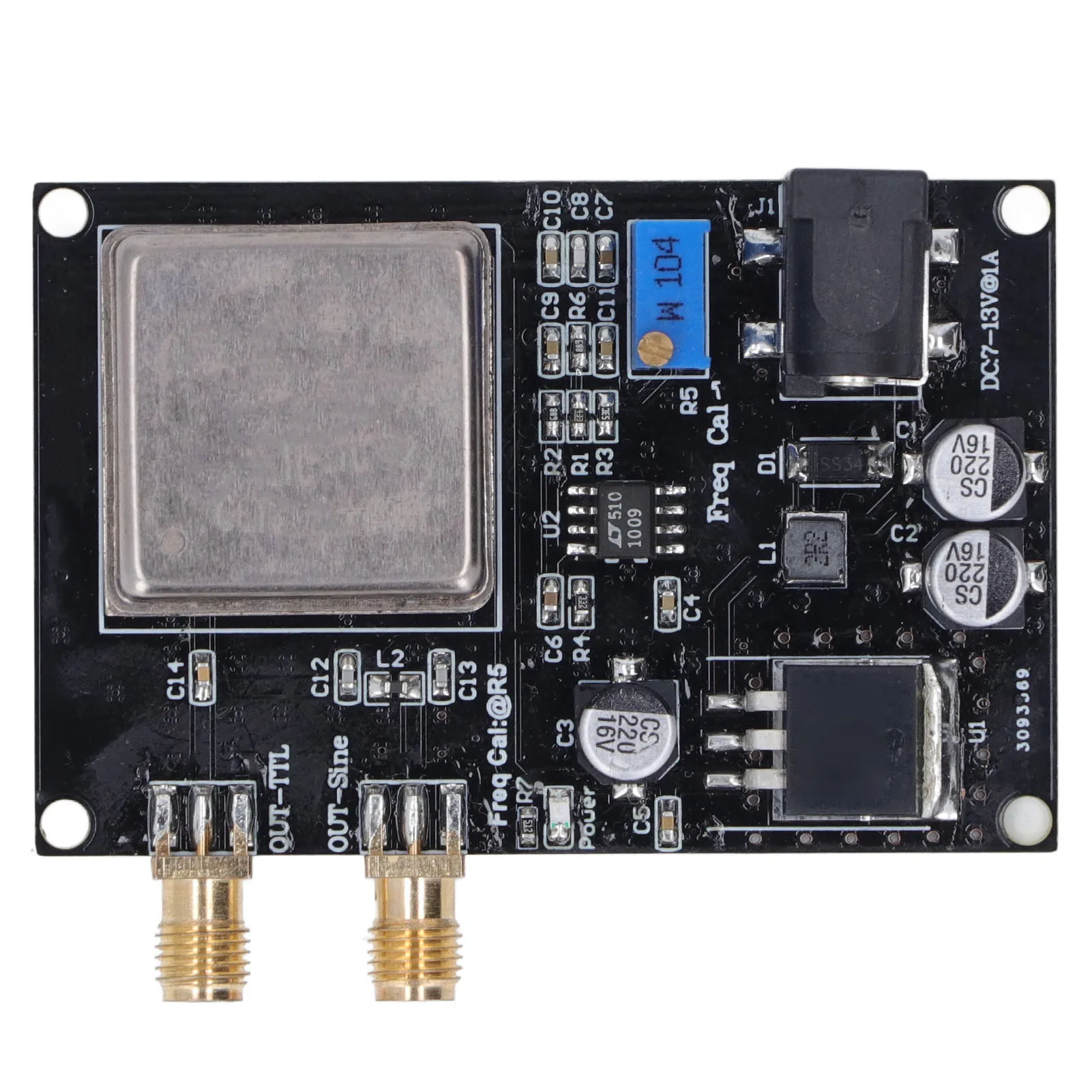 10 ميجا هرتز تردد وحدة قياسية OCXO 10 ميجا هرتز تردد وحدة مرجعية قياسية مذبذب كريستال لوحة درجة حرارة ثابتة #4