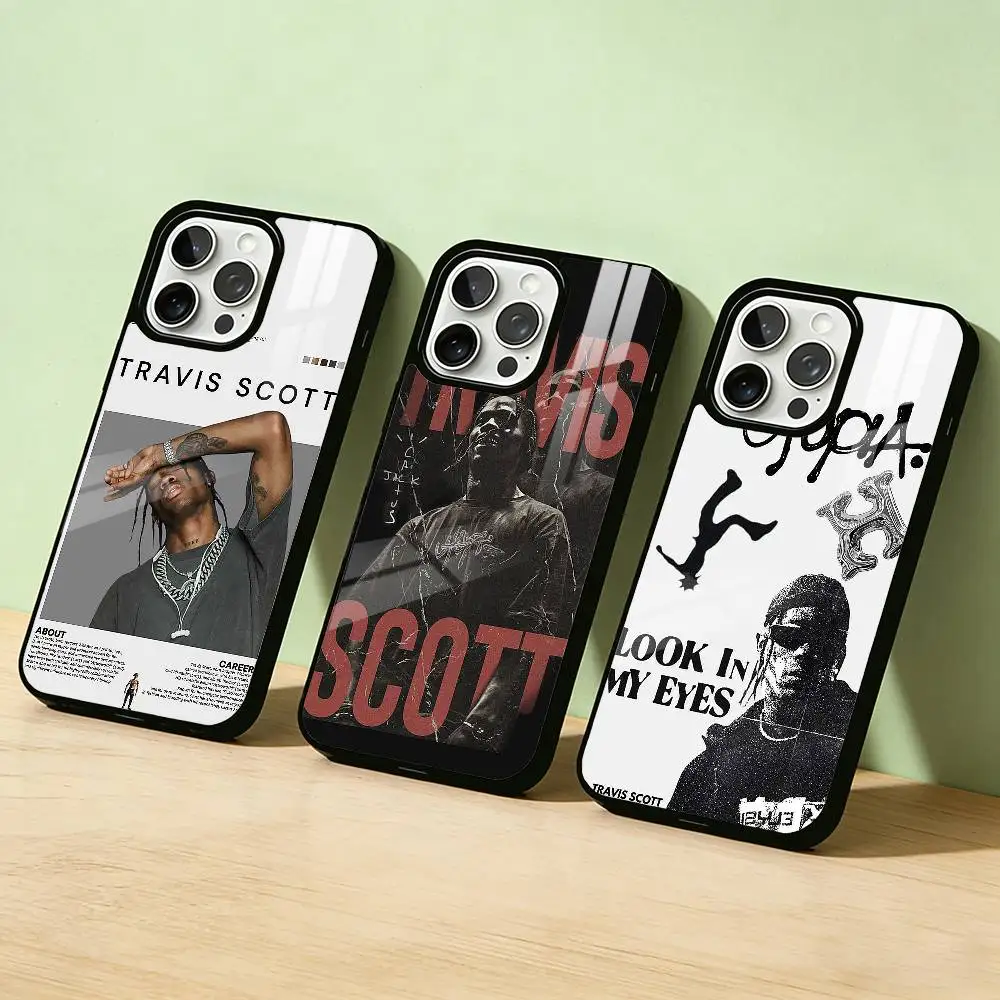 

Чехол для телефона AAA T-Travis S-ScottS Singer, цвет серебристый, для iPhone 17 16 15 14 13 12 11 Pro Max Plus