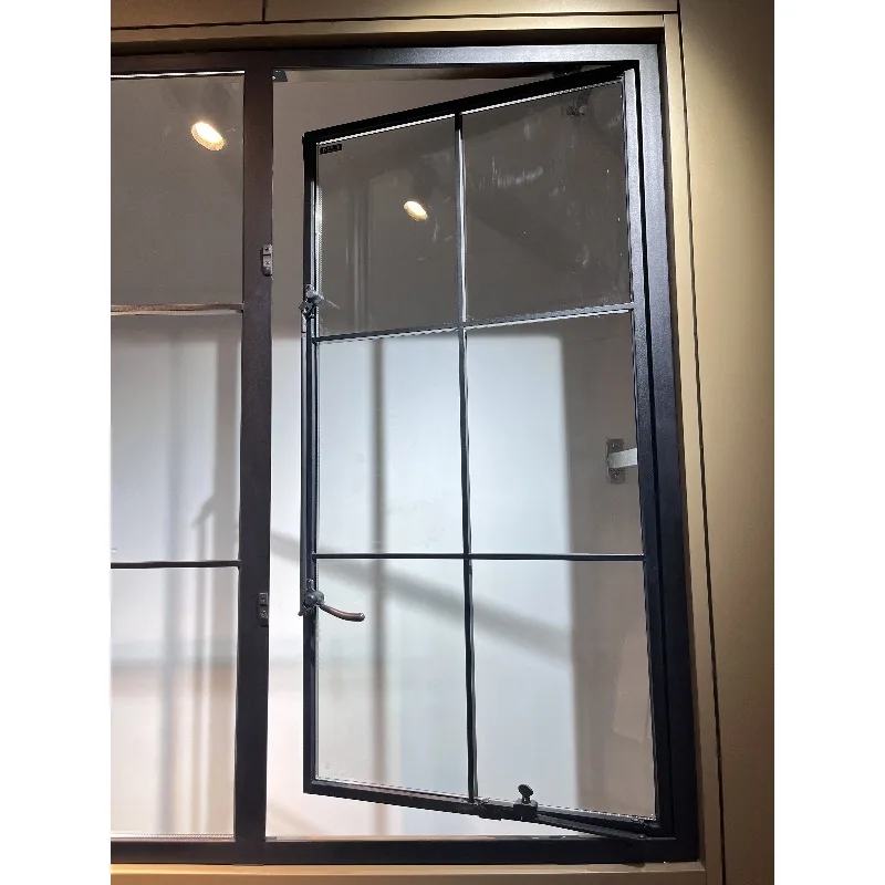 Customization French Style Window Steel Window Double Glazed Glass Casement windows