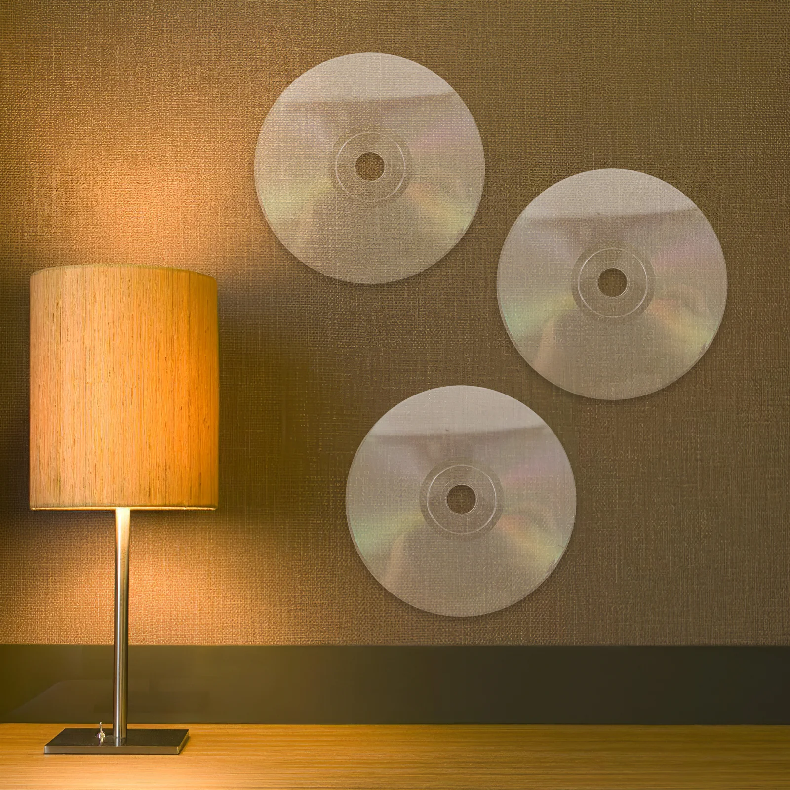 

18Pcs Transparent Cd Decor - Blank Plastic Discs for DIY Wall Art Craft Painting Room Decor Decoration Hanging Ornaments