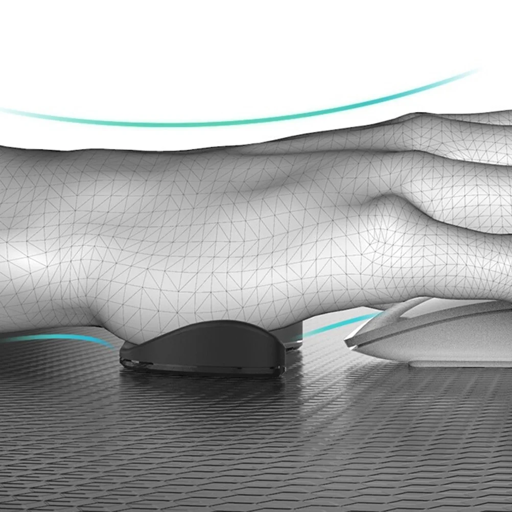 シリコーン三日月型リストレストパッド ブラック 肘肩のストレスを軽減 手の手首の姿勢を改善 学習、仕事、ゲーム用