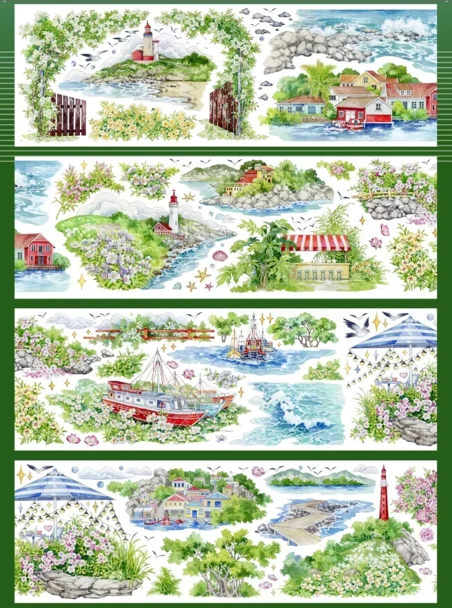 

Новый город по морю ландшафт Фотофон колледж