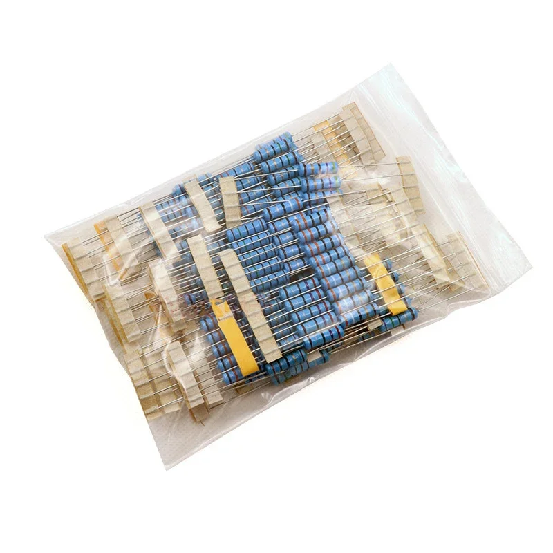 150pcs/lot 2W 0.5W Metal Film Resistor kit 0.1R~750R 1K~820K ohm 30 value assorted resistor pack set diy Set of resistors