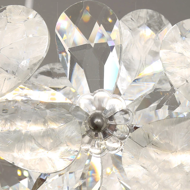 home decorationPendant lights, luxury crystal living room chandelier, dining room Pendant lamp, ceiling light, indoor lighting