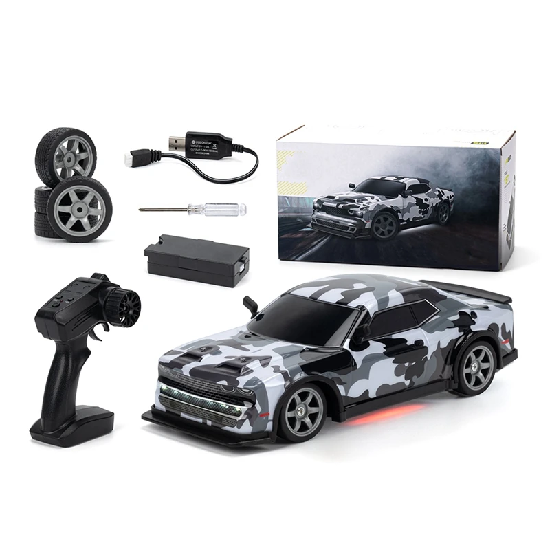 

1:16 RC Drift Car Drift RC Cars 25 км/ч 4WD Высокоскоростные радиоуправляемые автомобили со светодиодной подсветкой, дополнительные шины для взрослых