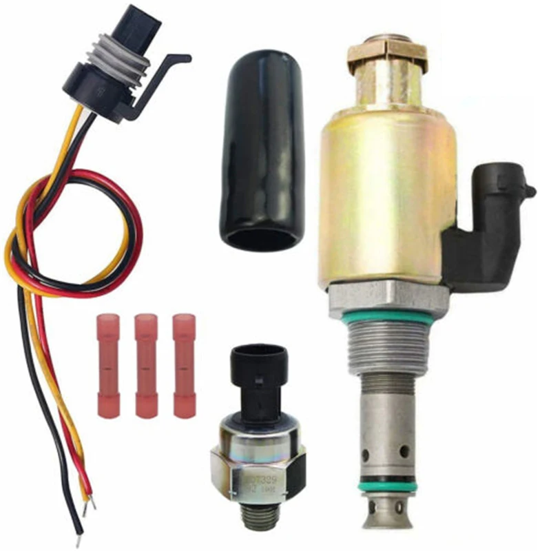 7.3 Powerstroke Fuel Injection Pressure Regulator IPR Valve with ICP Control Sensor Pigtail Connector for Ford 7.3L