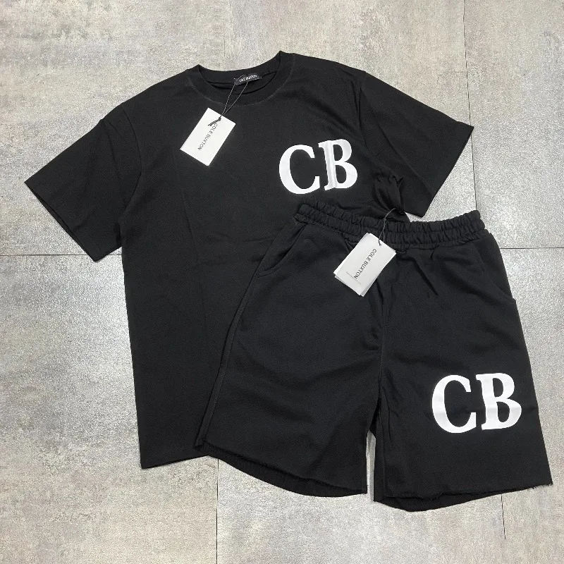 

Fashionable Trendy Brand Letter Printed COLE BUXTON Suits Simple Versatile Daily Wear Made Pure Cotton Cole Buxton Sports Suits