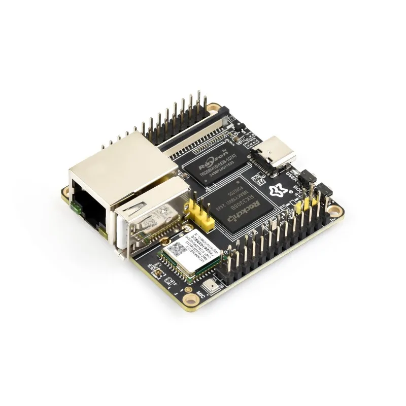 لوحة تطوير Luckfox Nova Micro، استنادًا على Rockchip RK3308B، و8 جيجابايت eMMC، وترميز الصوت المتكامل عالي الأداء