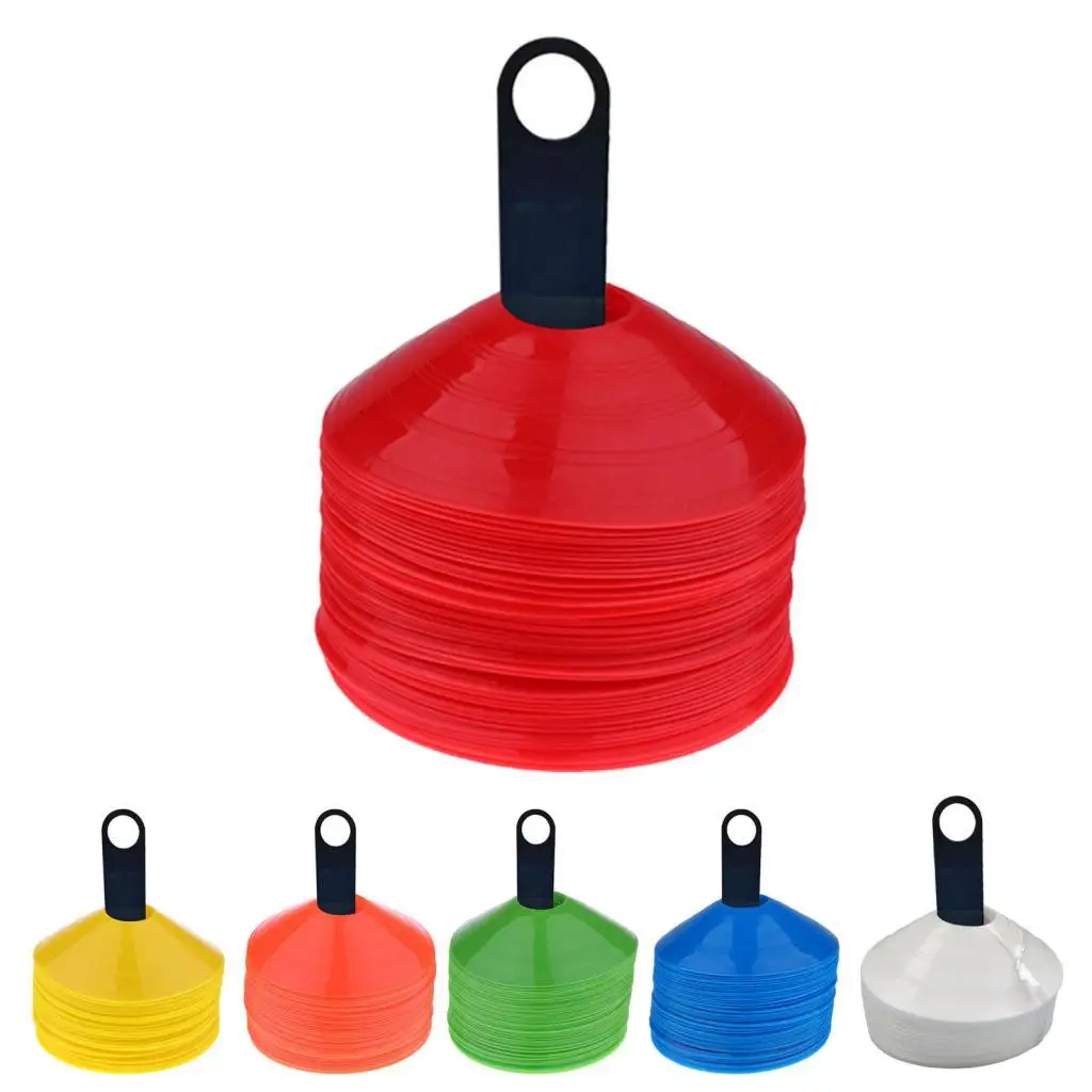 

Set of Soccer Mini DISC CONES, Marker Agility Training Aid