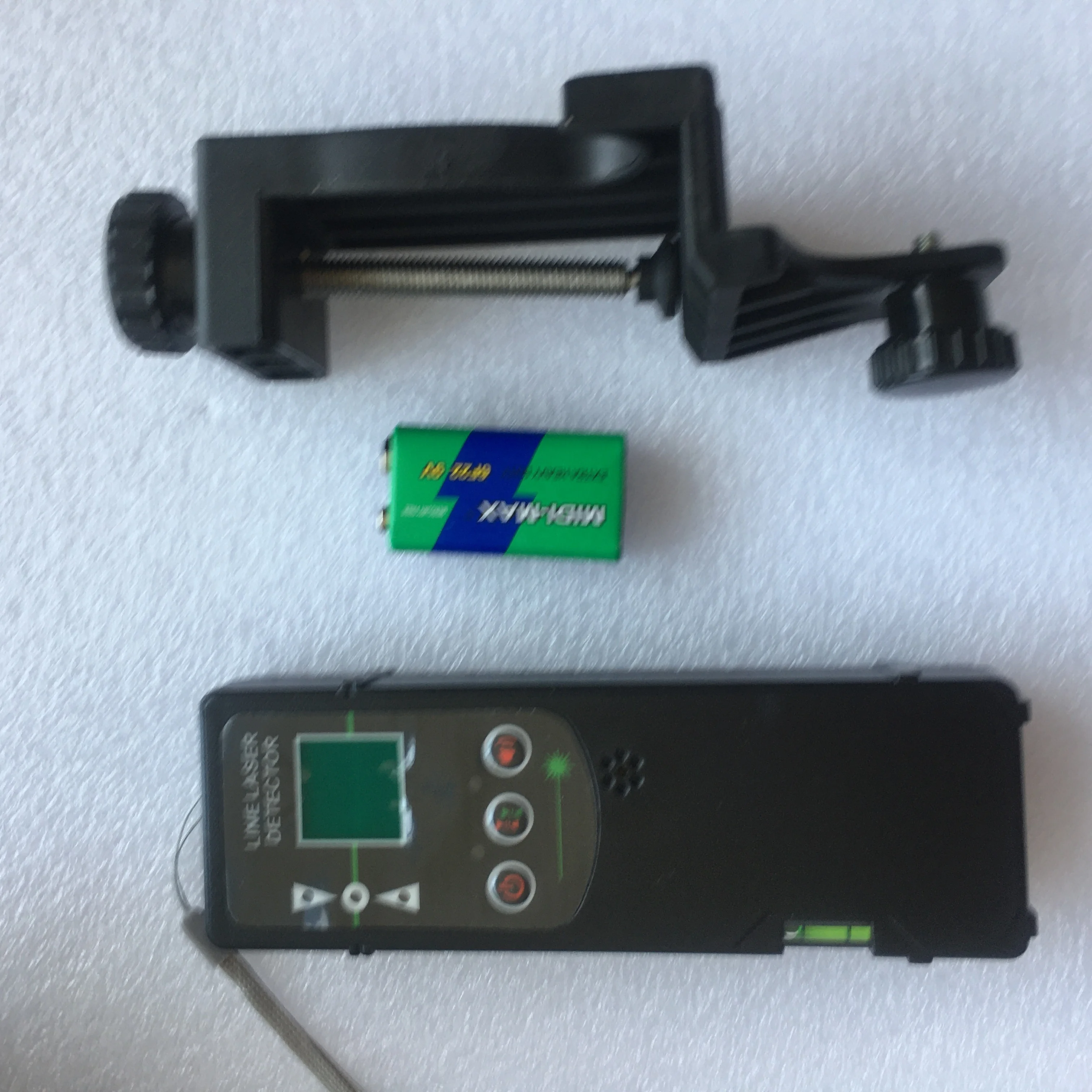 LVH100H Single Side LCD Display Industrial Grade  Detector Receiver 1MM Precision For Line  Level Red/Green Beam 515NM
