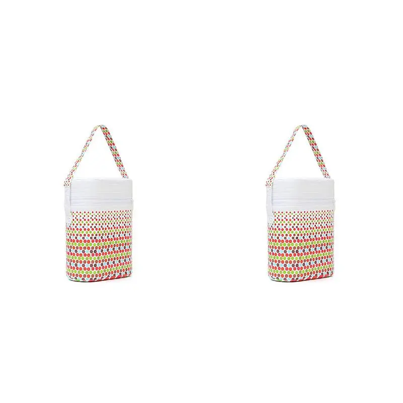 

B78B-2X Милая мультяшная сумка для детских бутылочек, портативная термосумка для бутылочек, сумка для мамы, термосумка для молока и еды, разноцветная