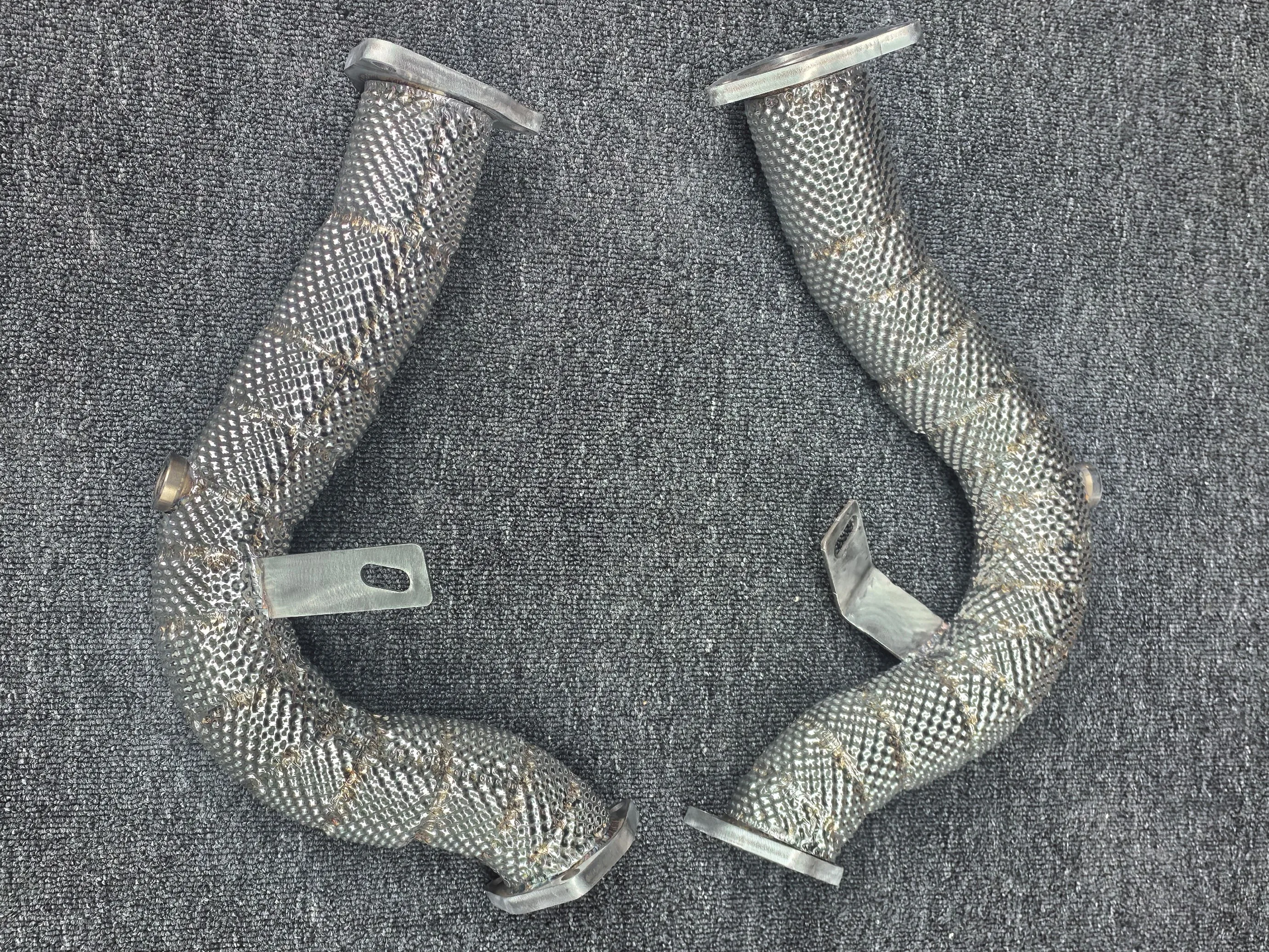 ACE Downpipes für Audi S4 S5 B8 3.0T Hochleistungs-Sportauspuff mit Hitzeschutz, SUS304-Qualität, Tuning-Auspuffsysteme – Detail 11
