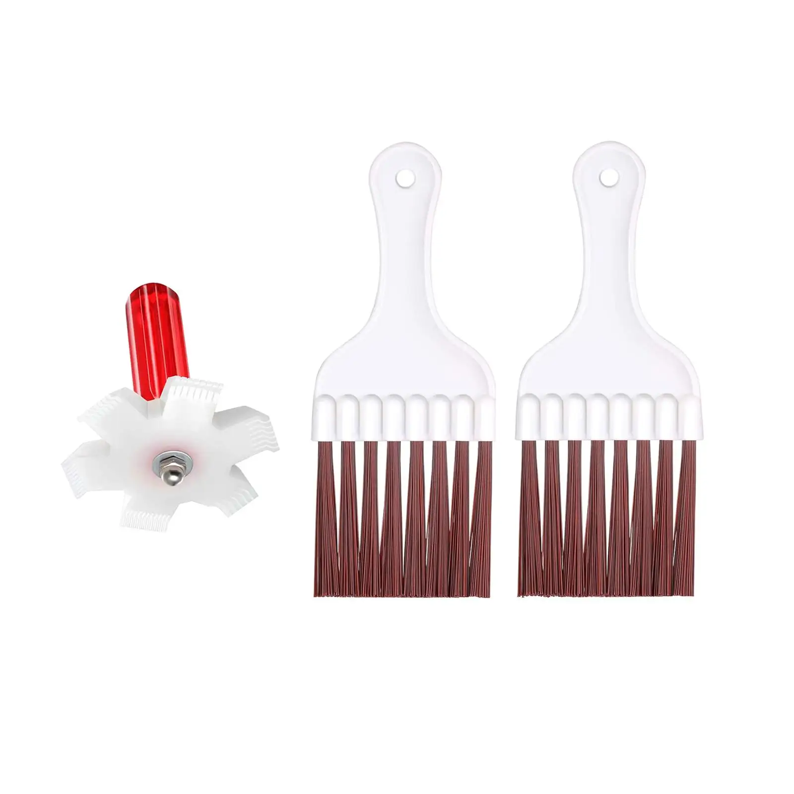 3-delige Air Fin Reinigingsborstel Fin Stijltang Reparatietool