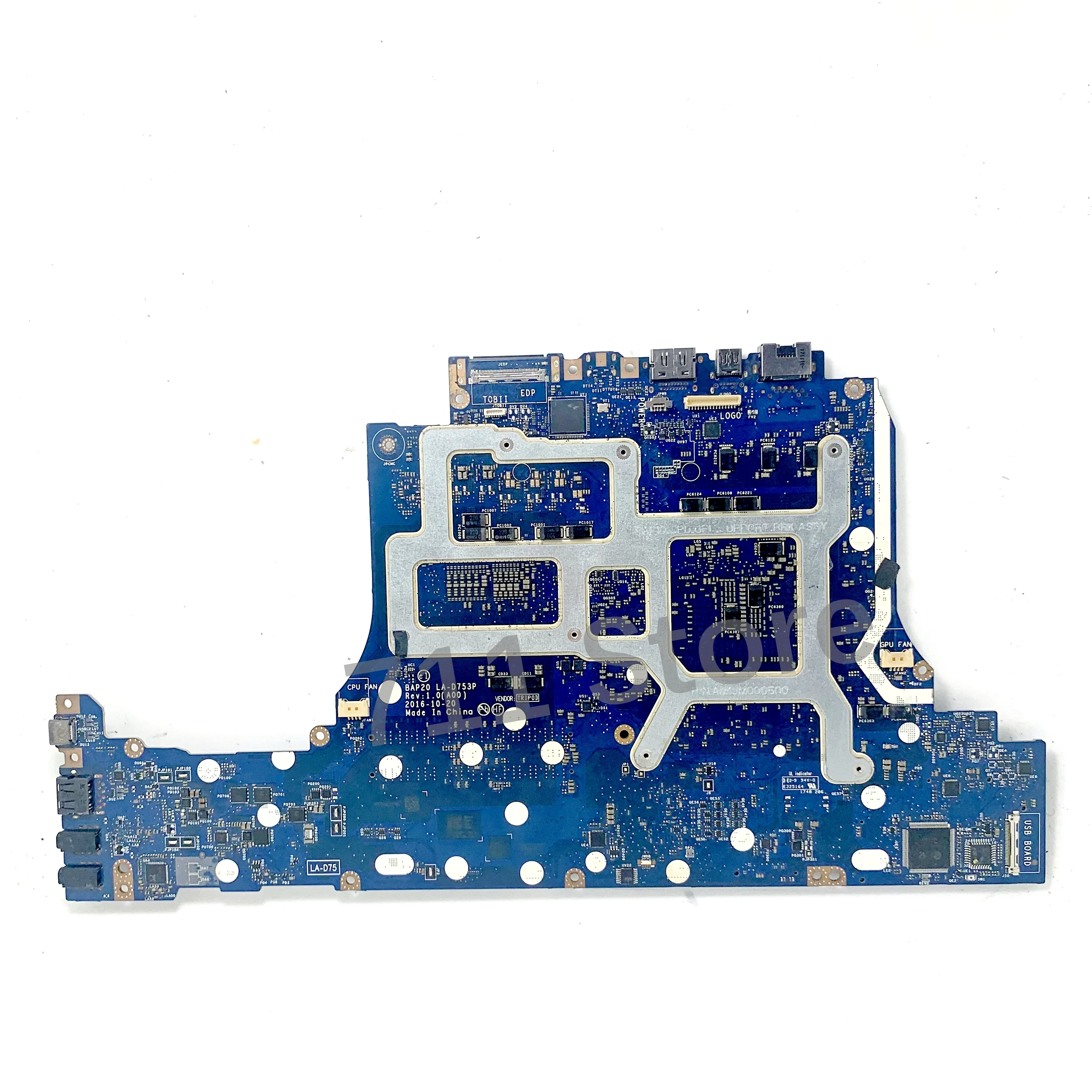 LA-D753P CN-0D91R7 0D91R7 0D91R7 For DELL 15 R3 17 R4 Laptop Motherboard W/SR32P I7-7820HK CPU N17E-G3-A1 GTX1080 100% Tested OK