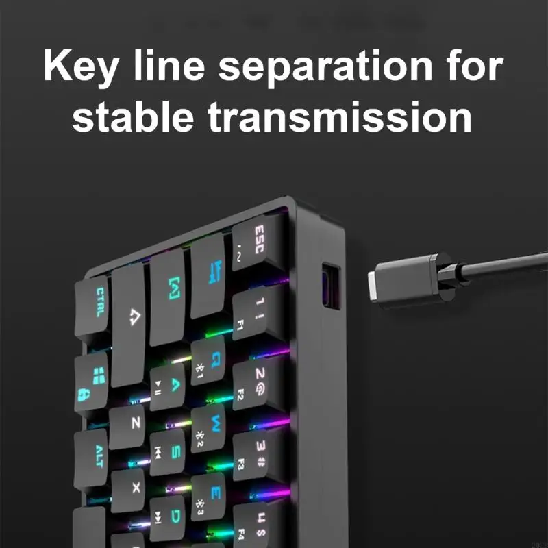 

20cb 61 Ключ механическая клавиш беспроводной цветовое освещение зеленые выключатели Bluetooth-совместимые/шнурные две цвета для