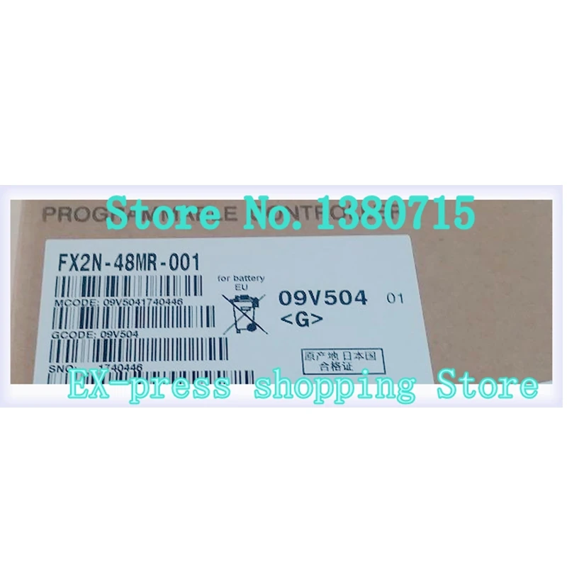 New FX2N-48MR-001 PLC Main Unit DI 24 DO 24 Relay AC 220V