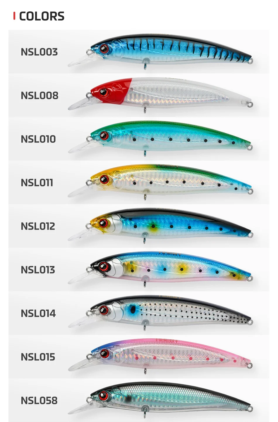 NOEBY Minnow Angelköder 100mm 14g 120mm 22g Unterwasser-Tauchköder Jerkbait Harter Köder Schwimmender Seebarsch Bonito Angelköder – Detail 10