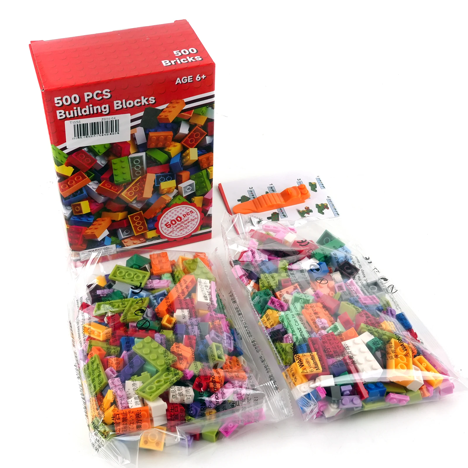Small Particles Building Blocks Bulk Set City Classic Bricks Colorful Creative Assemble Bricks Compatible Legoed 500PCS/Pack
