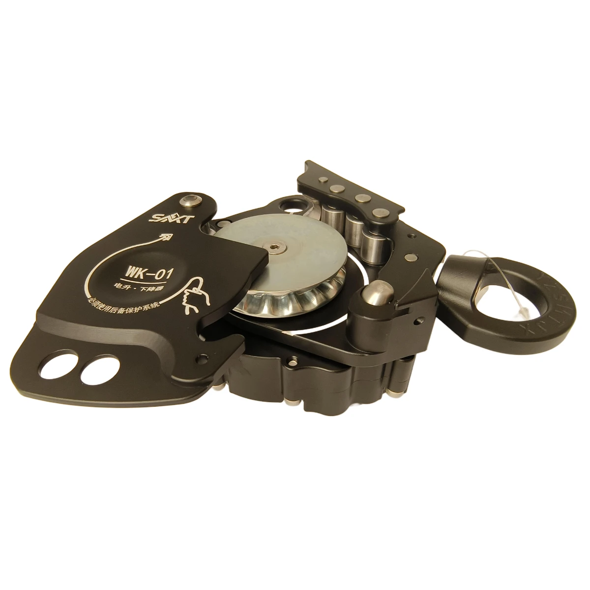 Awah z3 WK Ascent Descent Device Lift Descender Ascender with Universal Joint for 30kg-300kg Load Aerial Work/Rope Climb/Outdoor