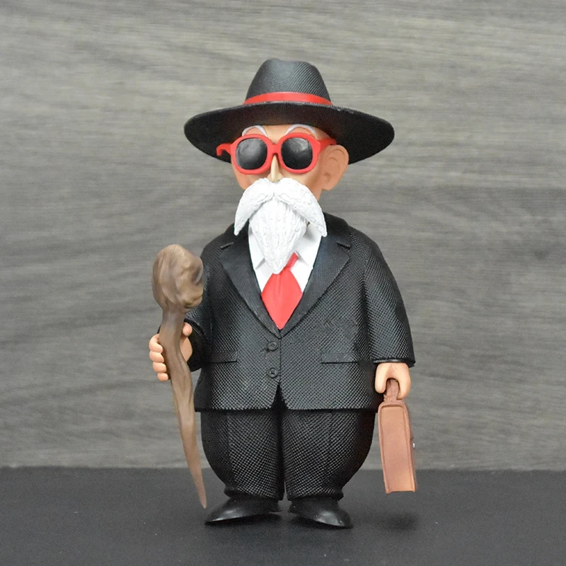 Anime dragon ball figuras terno mestre roshi figuras de ação pvc coleção modelo periferia brinquedos ornamento desktop boneca presentes