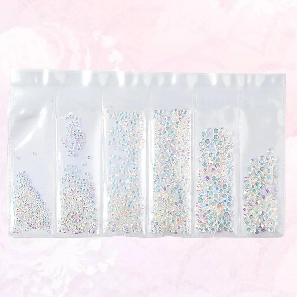 

1364Pcs Nail Art Rhinestones Lightweight Durable Unique Design DIY Manicures Decoration Nail Art Supplies Female