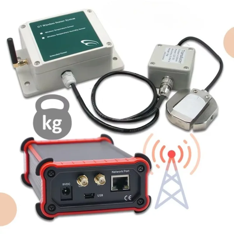 Wireless weight measurement sensor, up to 64 load cells