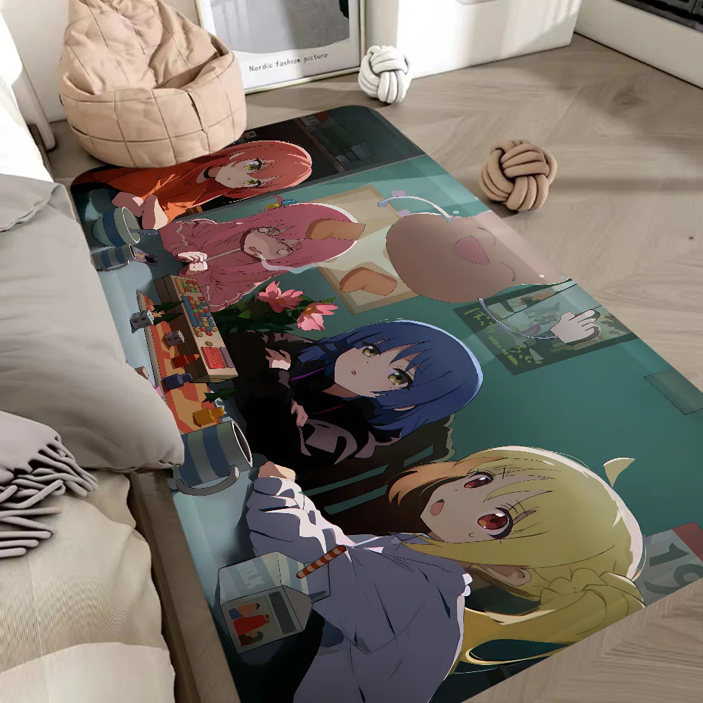 

Anime Bocchi The Rock Bathroom Mat Kids Room Bedroom Decoration Balcony Anti-Slip Doormat Living Room Welcome Rug