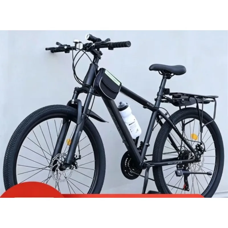 AliExpress NONE Shock‑Absorbing Mountain Bicycle 24/26 Inch Adult City Bike With Disc Brake for Men Women Outdoor Riding Student Commuter