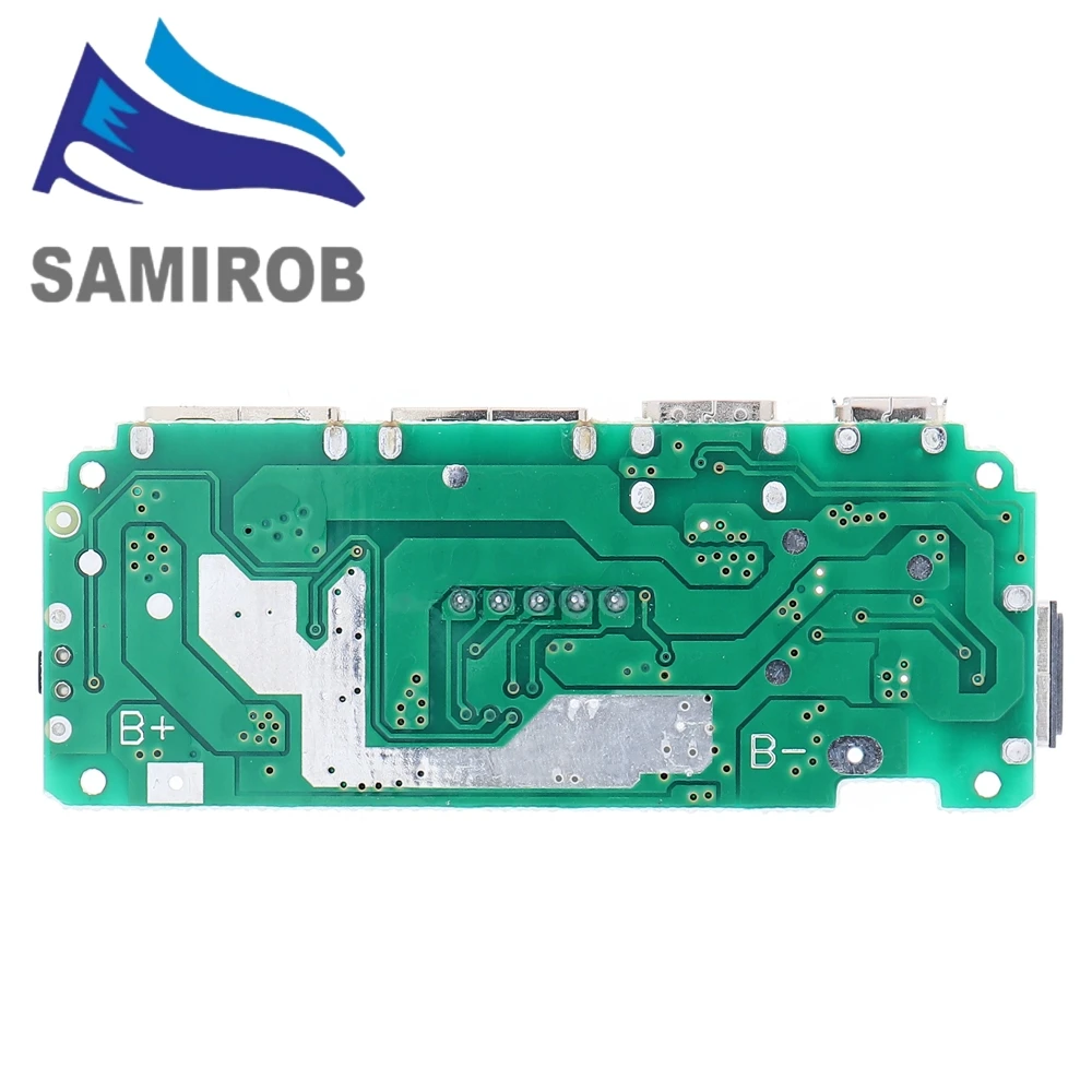 18650 شحن مجلس المزدوج USB 5 فولت 2.4A المحمول قوة البنك وحدة 18650 شاحن بطارية ليثيوم مجلس حماية الدائرة