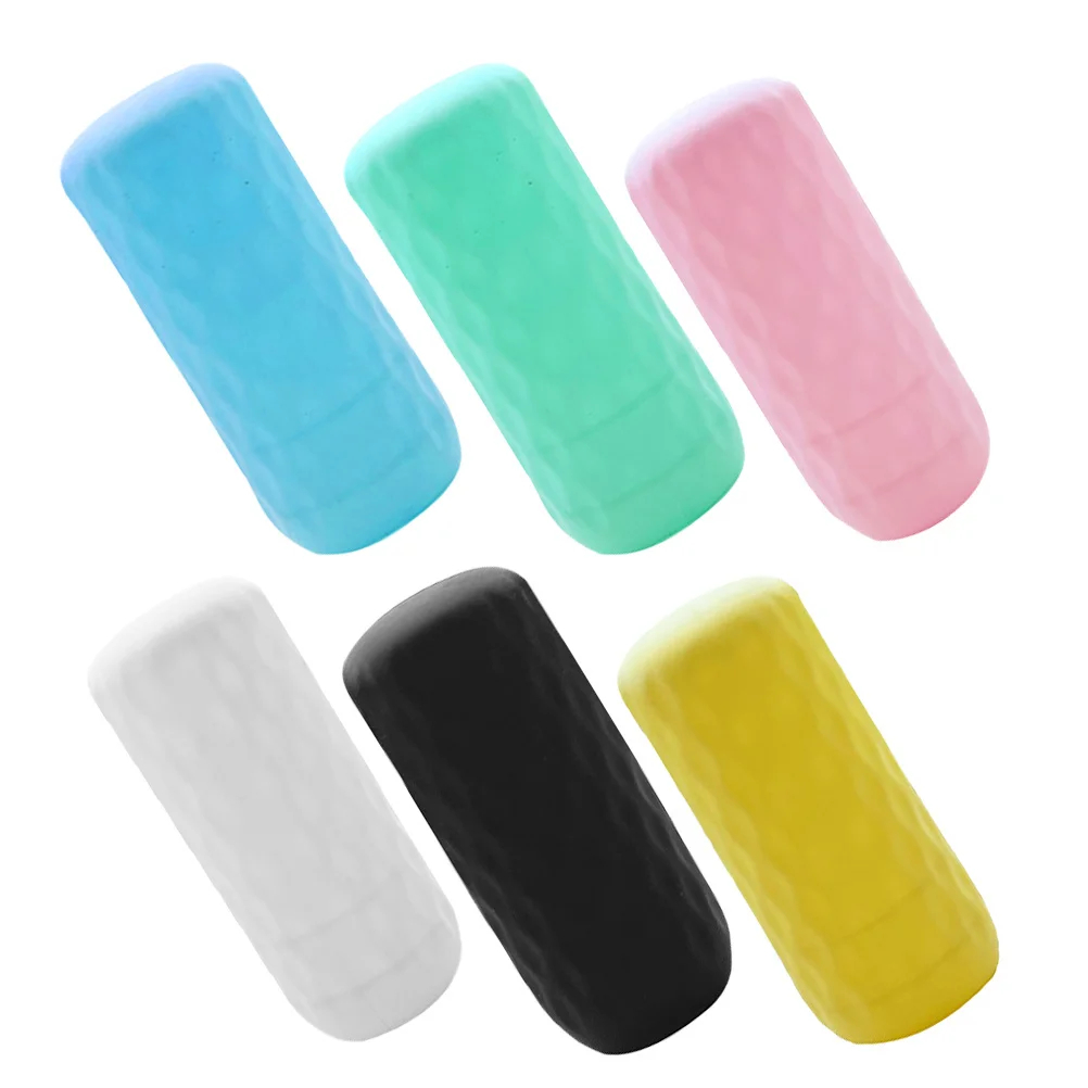 

6Pcs Silicone Travel Bottles Covers Leak-Proof Spill-Resistant Protection for Shampoo Body Wash Portable Compact Size