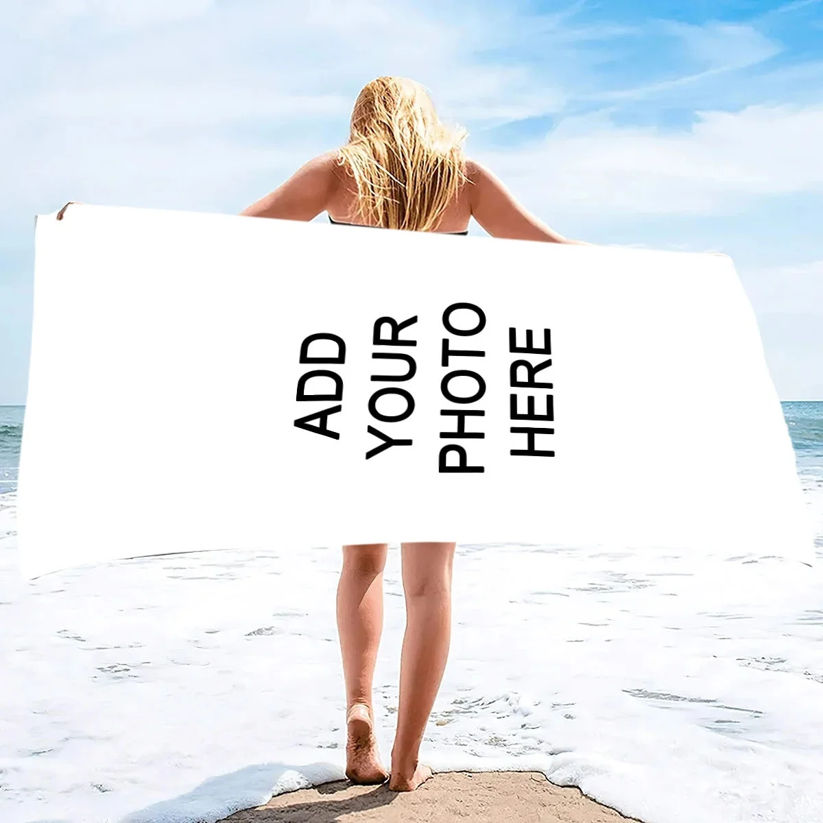 Bespoke Beach Towel: Customize It to Fit Your Exact Vision, Carry a Piece of Your Exclusive Style through Every Sunny Beach Day.