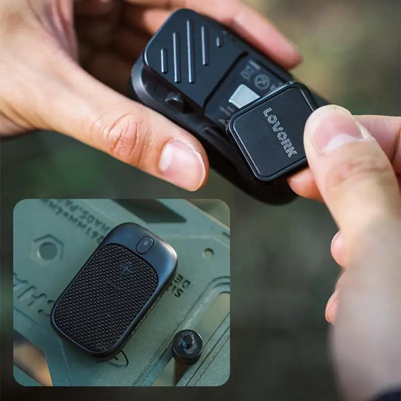

Wireless Speaker Portable Stereo Bass for Outdoor Use Wearable Waterproof Portable Shower Speaker for Camping BBQ Hiking