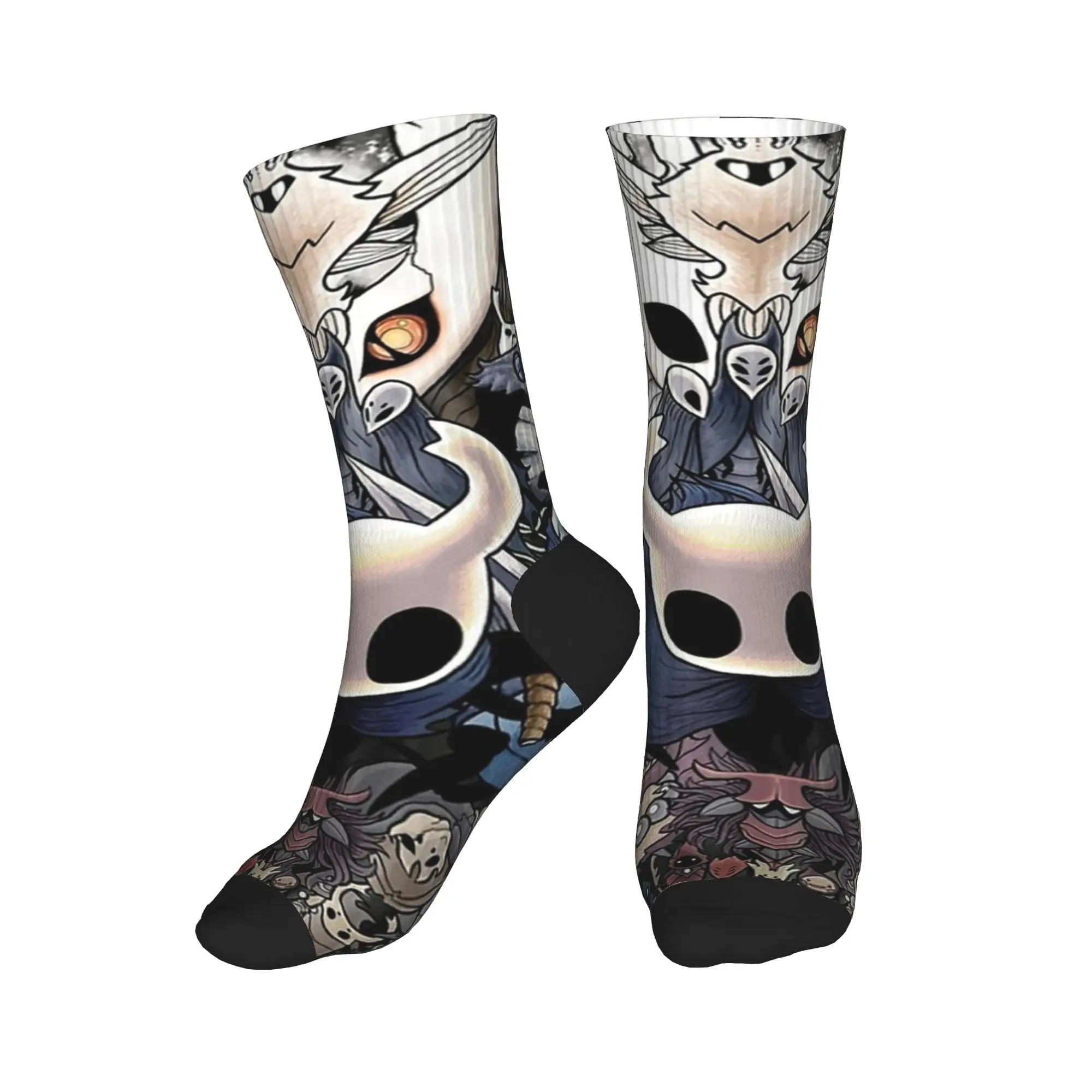Hollow Knight Game Socks  Leisure Stockings Autumn Anti Bacterial Unisex Men Socks Warm Soft Graphic Outdoor Sports Socks