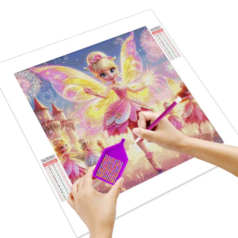 لوحة ماسية خماسية دي من ديزني ، فقاعات غرزة كرتونية ، مجموعة فسيفساء كاملة ، ديكور غرفة أطفال لطيف ، هدية ، وصول جديد