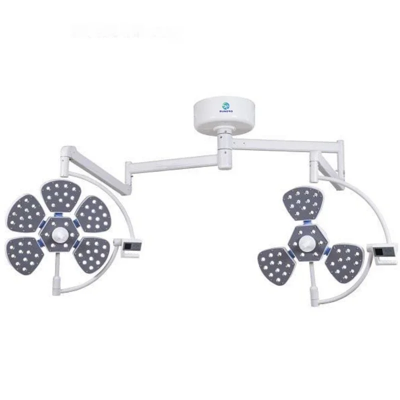 

Factory selling double head 5+3 petals adjust le operating lamp ceiling type operating lamp