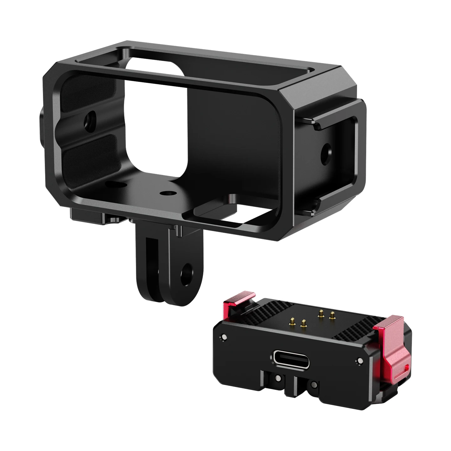 

Металлический корпус с быстросъемным креплением для аксессуаров DJI Osmo Nano, защитный чехол с креплением Cold Shoe и отверстием под винт 1/4 дюйма