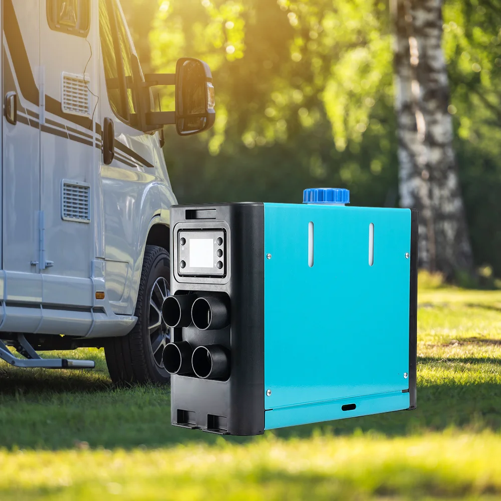 Multi-Voltage Diesel Heater Kit, 5KW 12-24V/110-220V Parking Heater with LCD Remote & 5L Tank, Ultra-Fuel-Efficient for RV #6