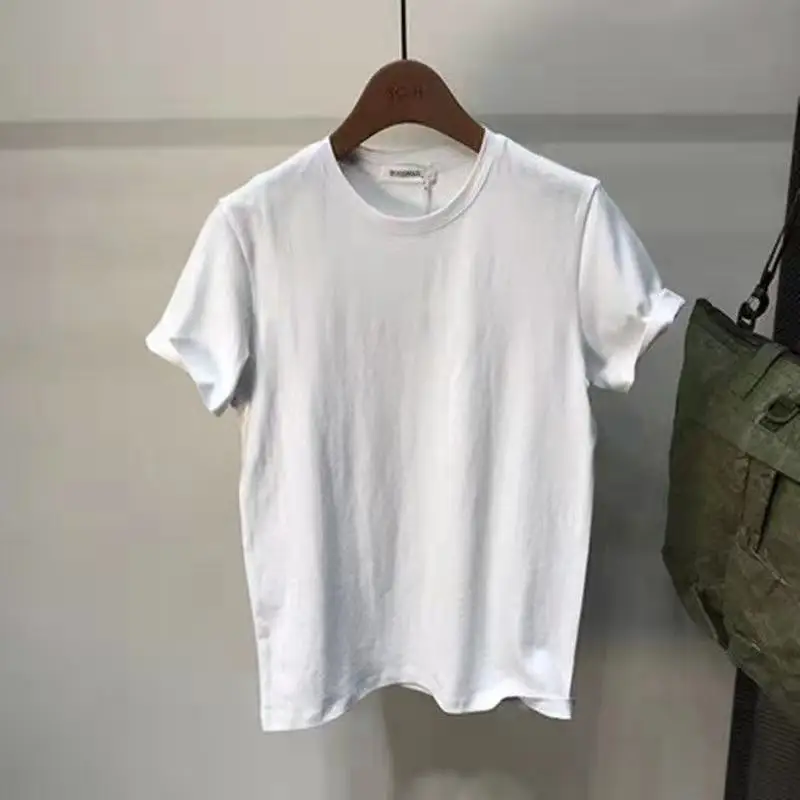 2023 New Men's Clothing Summer Short Sleeve Turtleneck Commuter Casual Fashion Solid Color Loose Pockets Button Shirt T-shirt