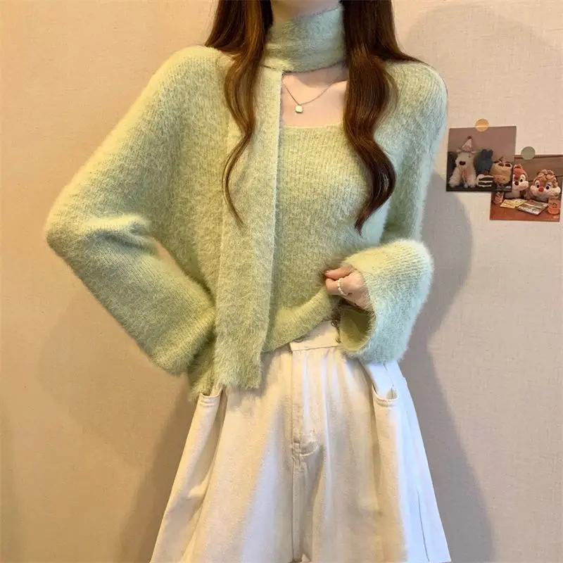

Sweaters Jumpers Pullovers Woman V Neck Y2K Pearl Detail Club Night Party Gala Multicolor Elegant Fashion Forward Fall Pretty BF