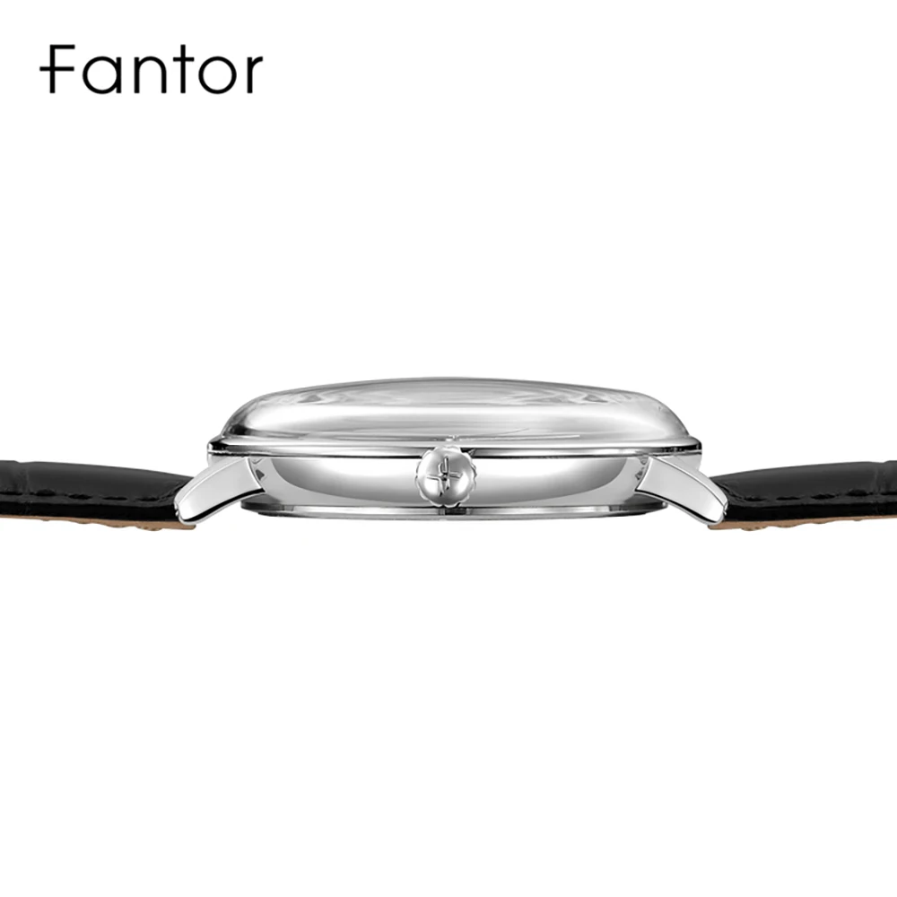 Fantor Brand Business Men Wristwatch Leather Date Luminous Hand Homme Quartz Watch Cloock Waterproof  Fashiion Watch