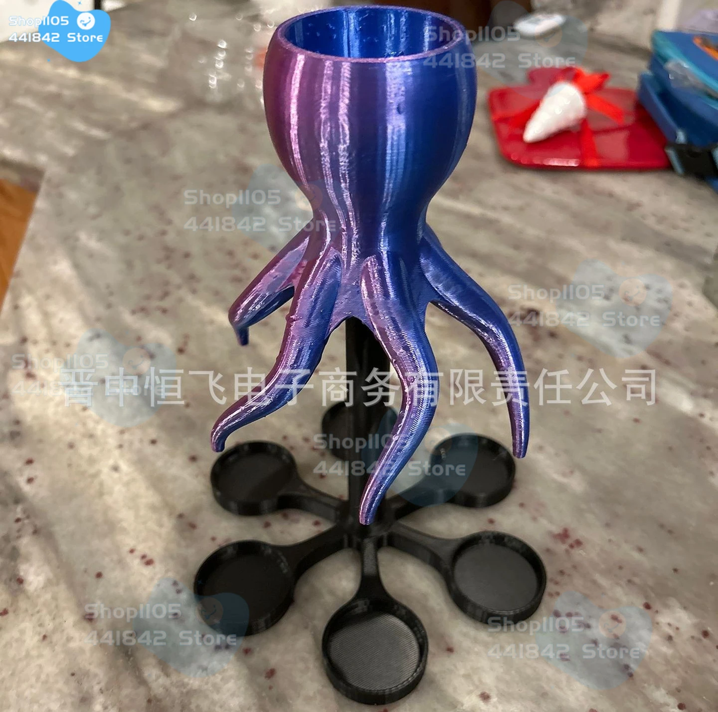 

2026 New Octopus 6/8-Shot Glass Dispenser Food Grade Party Shot Dispenser with Holder for Bar & Home