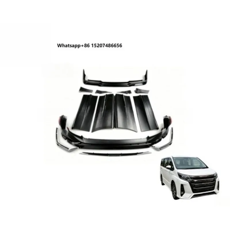 Easy Installation PP Material Full Set Front Rear Lip Side Skirt Modellista Body Kit