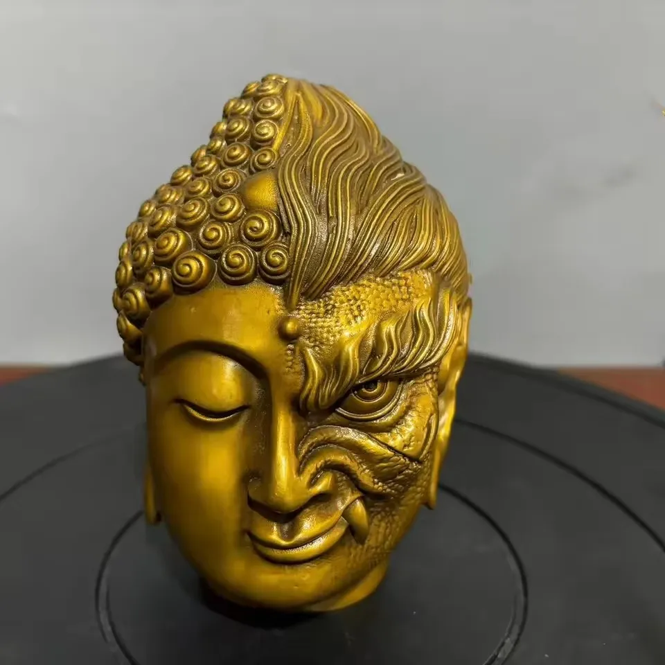 Buddha Demon Head Home Decoration Ornament in a Moment of Thought