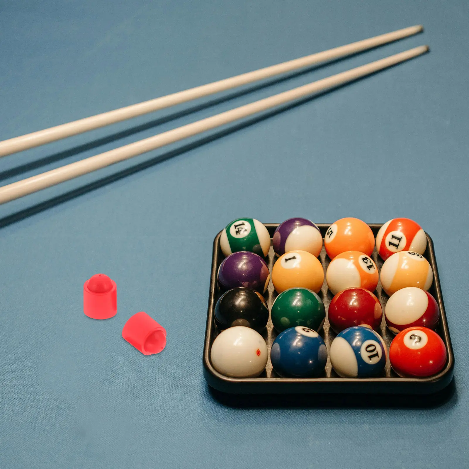 10pcs Cue Stick Tail Protectors – Rubber Bottom Plugs for Pool & Billiard Cues, Joint Sleeve Accessories
