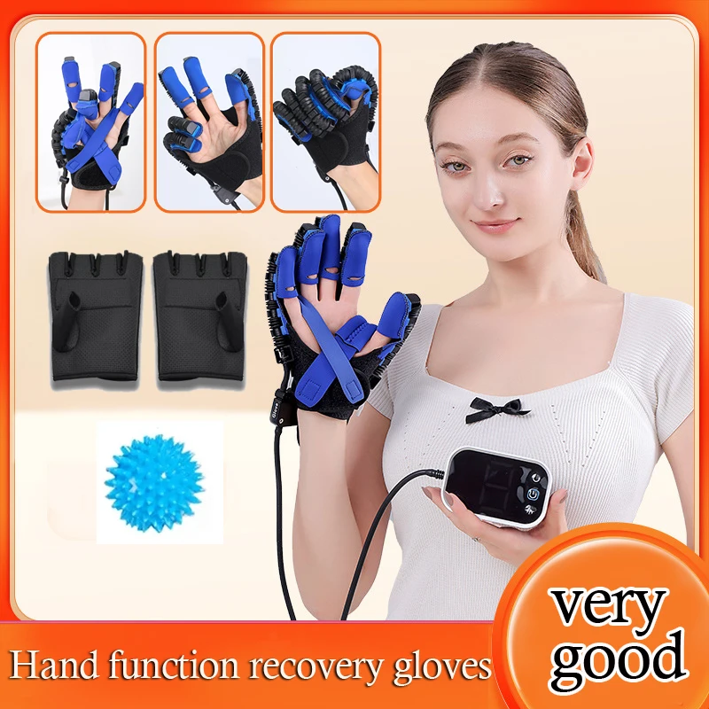 Stroke, paralysis, cerebral infarction, left and right hand function recovery robot, electric pneumatic training, finger massage glove equipment, physical therapy equipment, neural stimulation massager tool