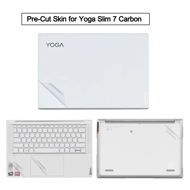 

Pre-Cut Anti Fingerprints Laptop Sticker Skin Cover Film for Yoga Slim 7 Carbon 13 14 inch 2021 2022 13ITL5 14ACN6