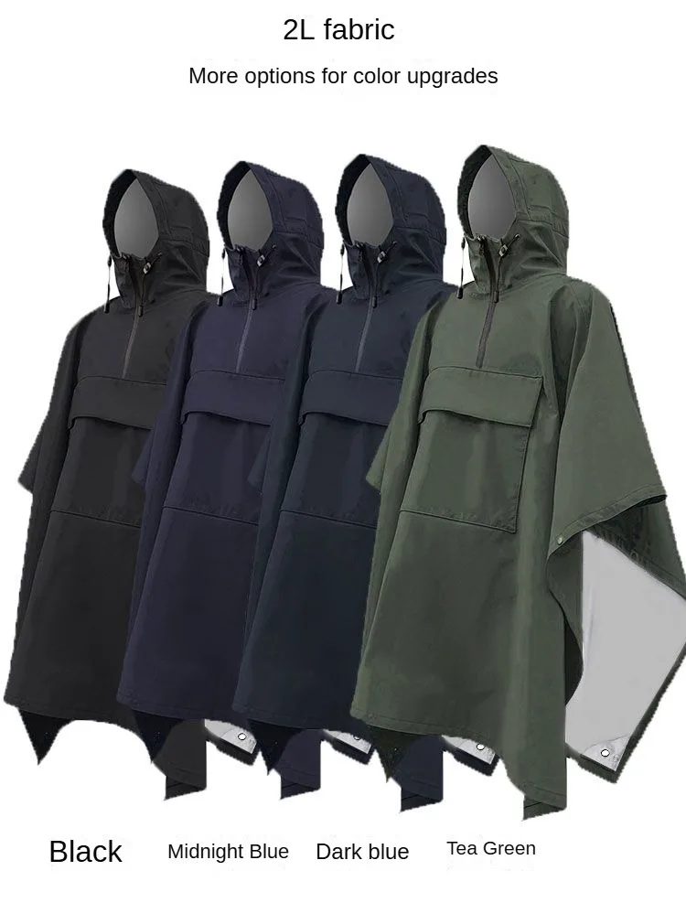 

Rainstorm outdoor raincoat tactical cloak! ACG's same level assault suit fabric rain cape canopy floor mat 21WT16