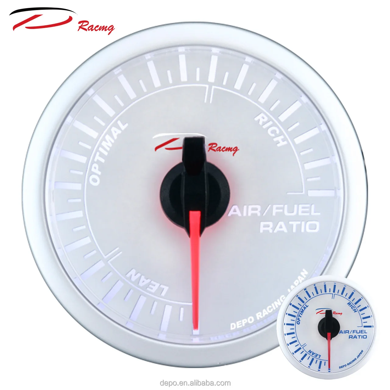 

60Mm ese Stepper Motor Automotive Instrument AFR Racing Car Air-Fuel Ratio Gauge